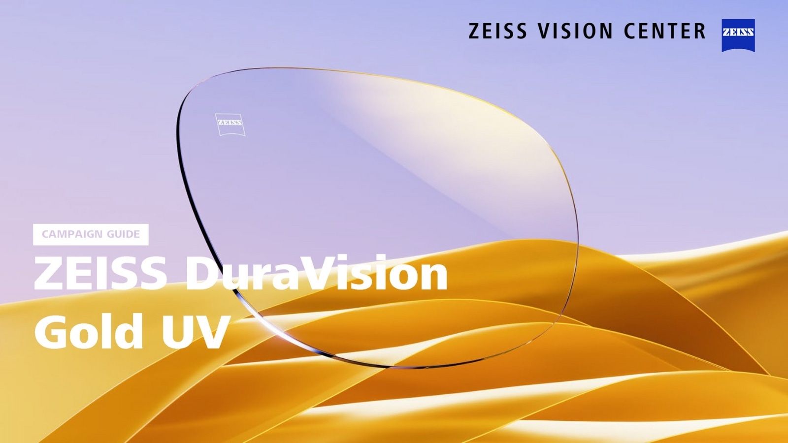 Khám phá tròng kính ZEISS DuraVision Gold UV – lớp phủ tròng kính cao cấp với ánh phản vàng tinh tế, bảo vệ toàn diện tia UV và thể hiện phong cách sang trọng vượt thời gian.