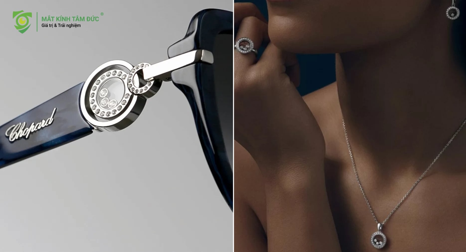 Chopard mang toàn bộ tinh hoa của ngành chế tác kim hoàn và đồng hồ Thụy Sĩ lên từng chiếc gọng kính Chopard