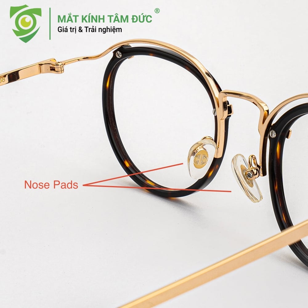 Đệm mũi kính là hai miếng đệm nhỏ được gắn vào phần cầu gọng kính. Chúng đóng vai trò là điểm tiếp xúc trung gian giữa khung kính và sống mũi của người sử dụng