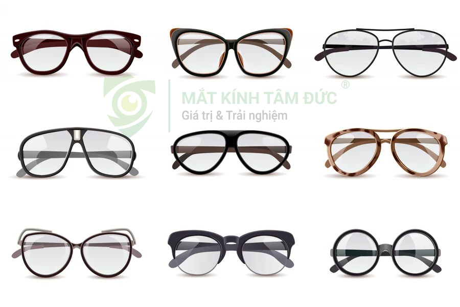 Mẫu kính mắt cận đa dạng nhiều phong cách