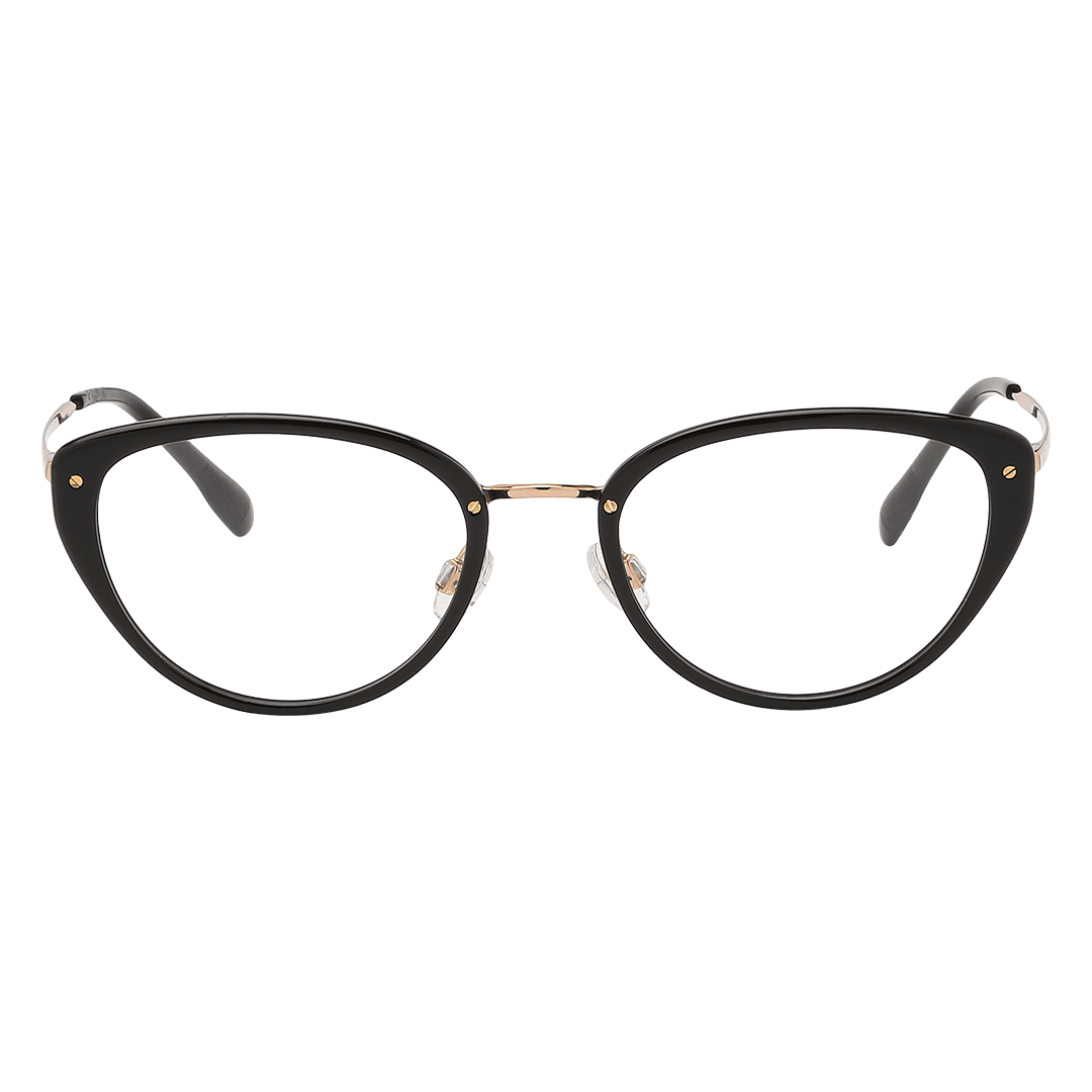 Khuôn mặt trái xoan nên chọn gọng kính Molsion mắt mèo, đa giác