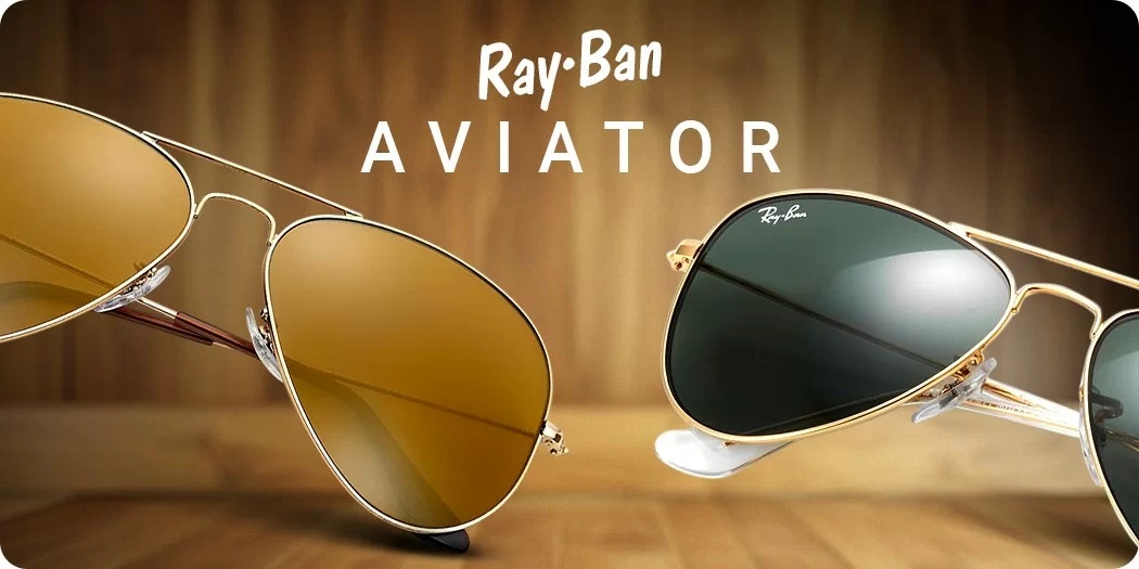 Gọng kính Ray-Ban Aviator Classic chính hãng