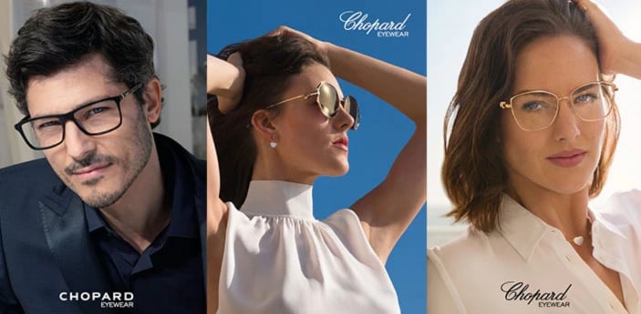 gọng kính Chopard màu sắc tinh tế, tôn vinh mọi làn da
