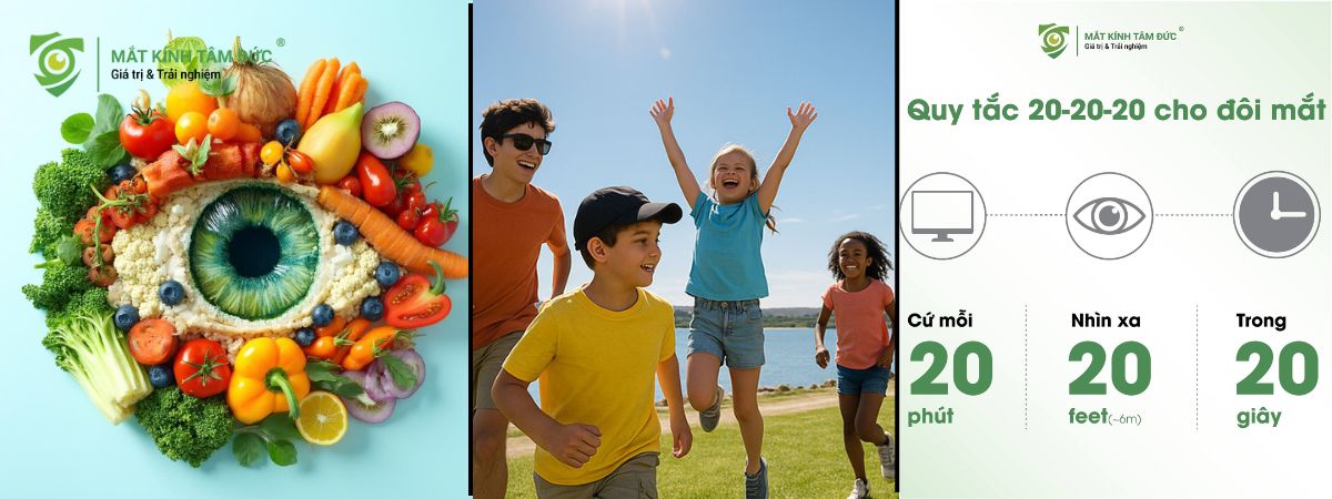 Áp dụng lối sống lành mạnh và rèn luyện thị giác để khúc tình trạng cận thị và viễn thị