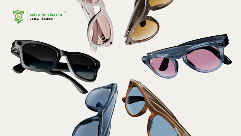 Cách đo size mắt kính rayban giúp phân loại kính theo size nhỏ trung bình và lớn