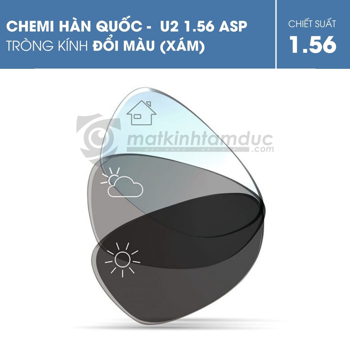 Chỉ 1 lần nâng cấp tròng kính đổi màu, tiết kiệm thời gian đổi kính mỗi khi ra nắng