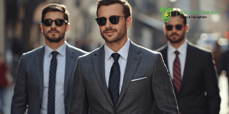 Kính mát nam có thể mang đi làm hoặc dùng hàng ngay