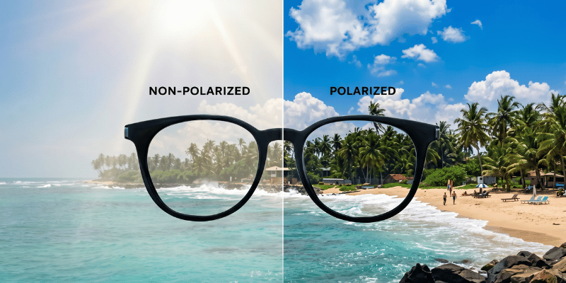 Sự khác nhau giữ kính mát phân cực và kính mát thường