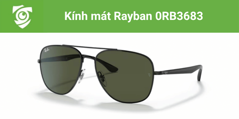 Kính mát Rayban 0RB3683 tại Mắt kính Tâm Đức