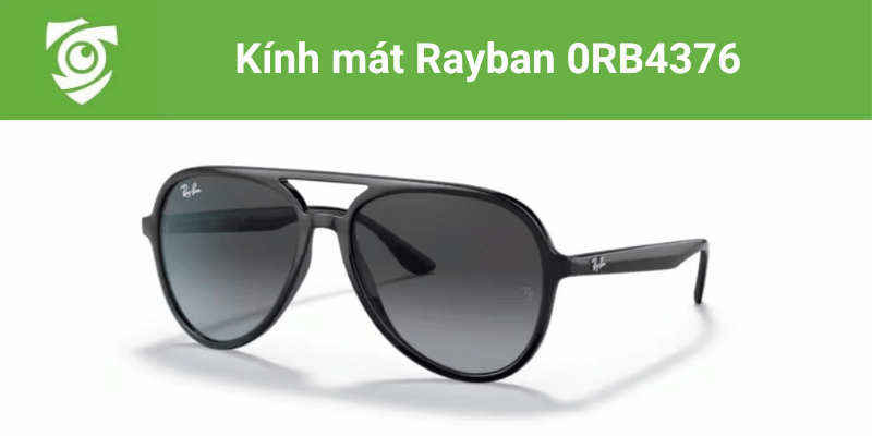 Kính mát Rayban 0RB4376 tại Mắt kính Tâm Đức
