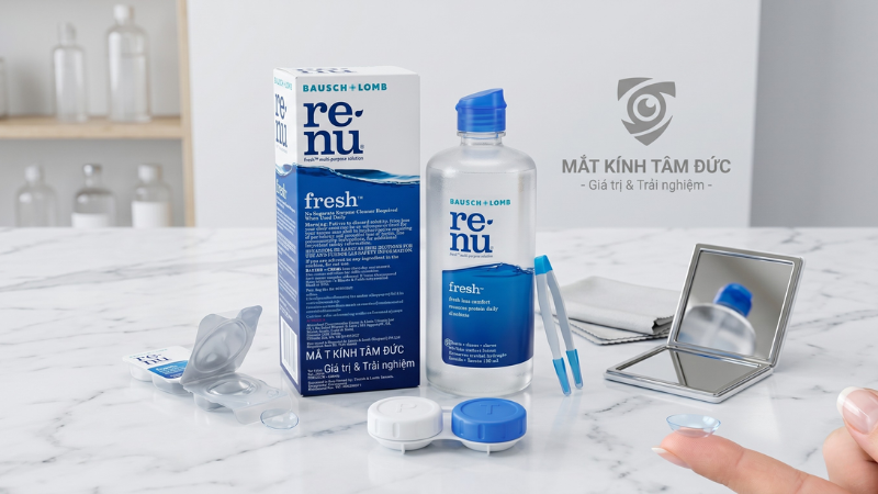 Vệ sinh lens đúng cách giúp bảo vệ mắt tốt hơn