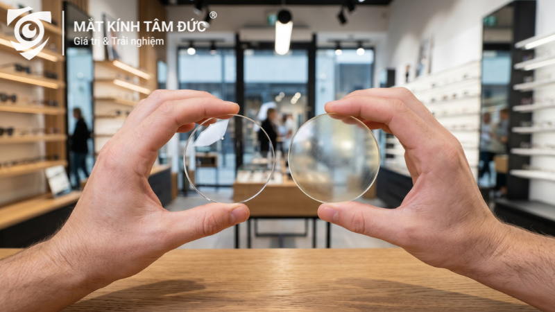 Phân biệt tròng kính thật giả