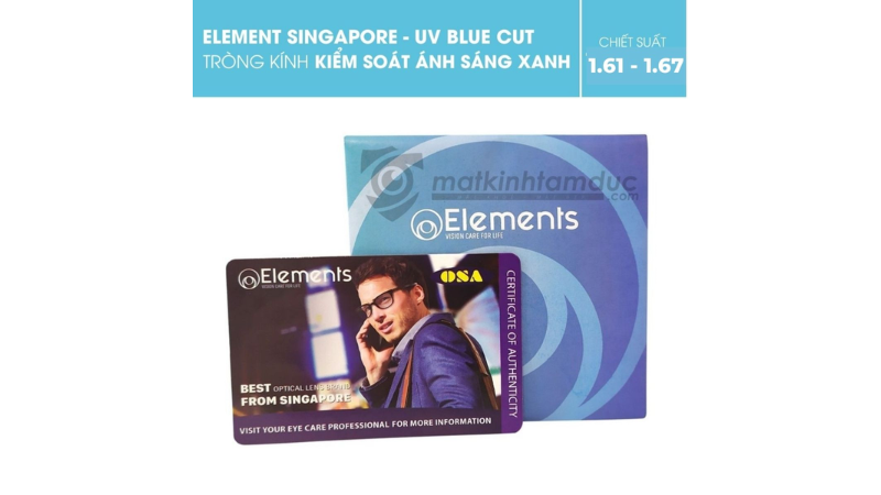Cận cảnh kính chống ánh sáng xanh cao cấp