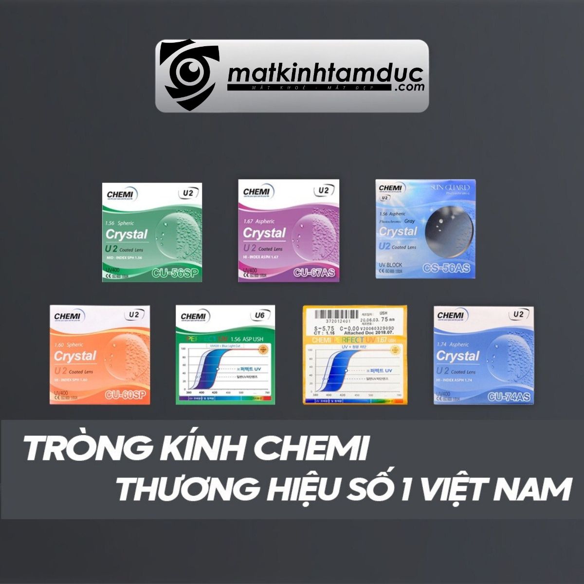 Tròng kính Chemi Hàn Quốc