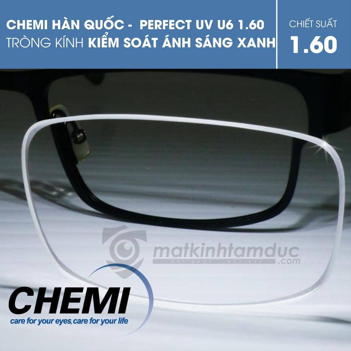 Tròng kính kiểm soát ánh sáng xanh