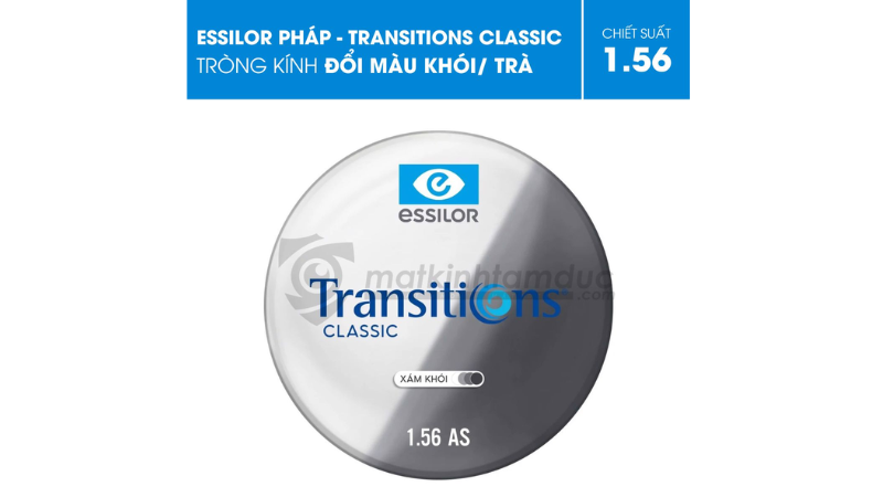 Tròng kính đổi màu Essilor