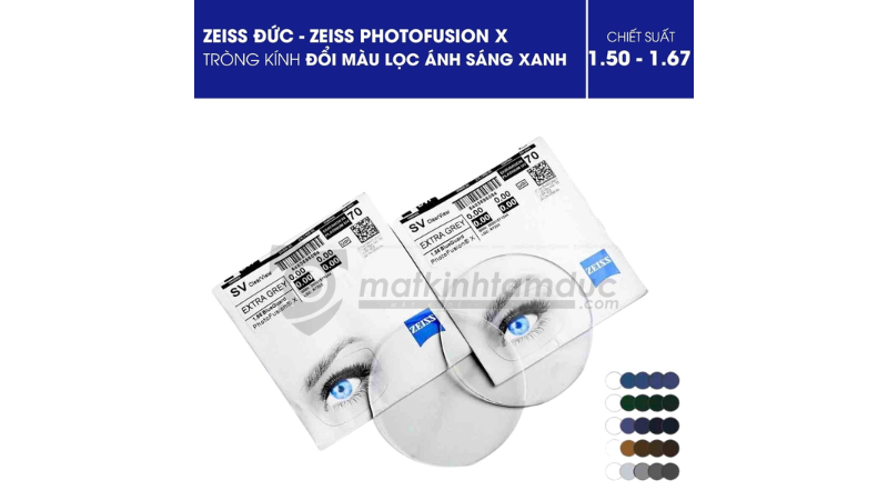 Tròng kính đổi màu Zeiss