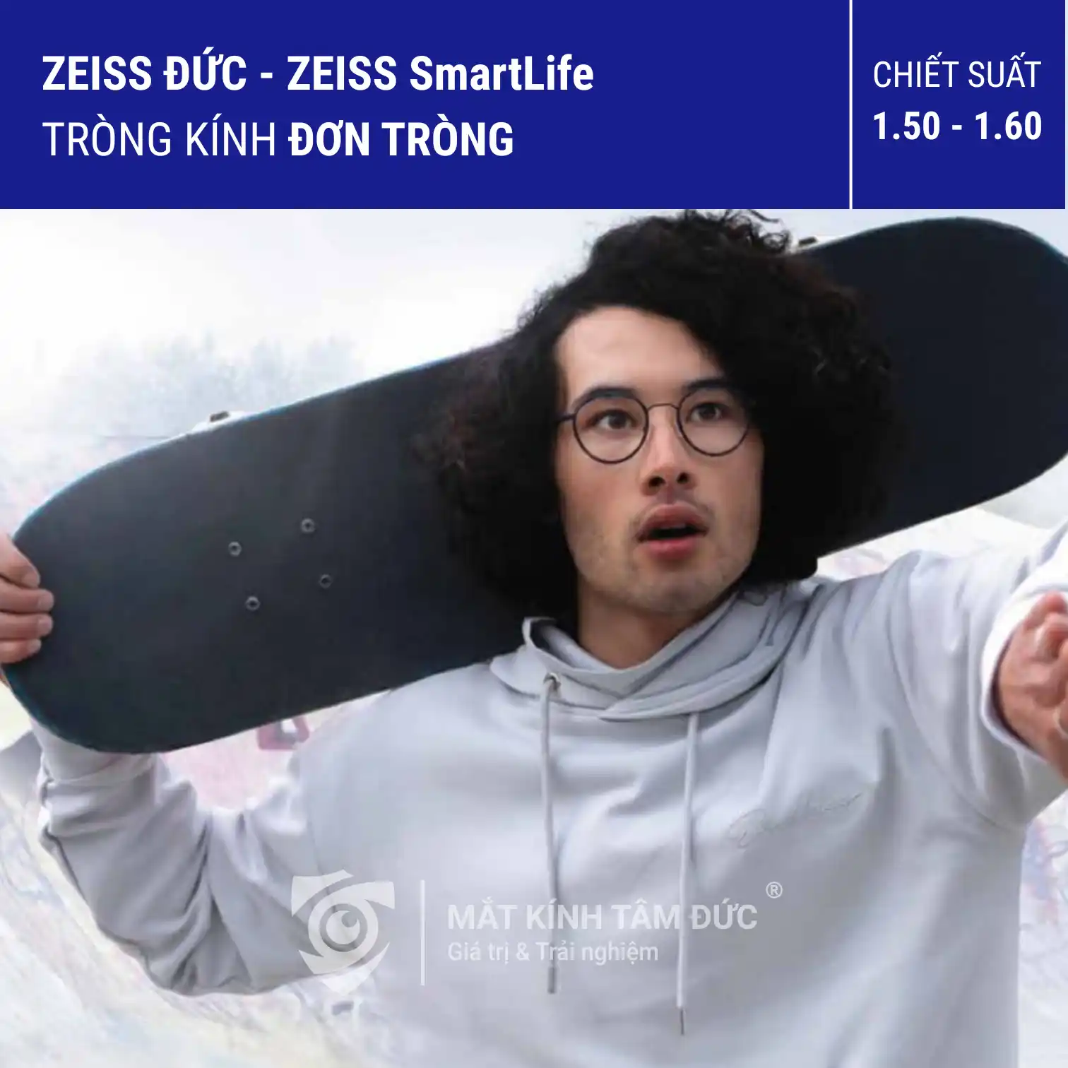 Đơn tròng ZEISS SmartLife - AdaptiveSun Polarized