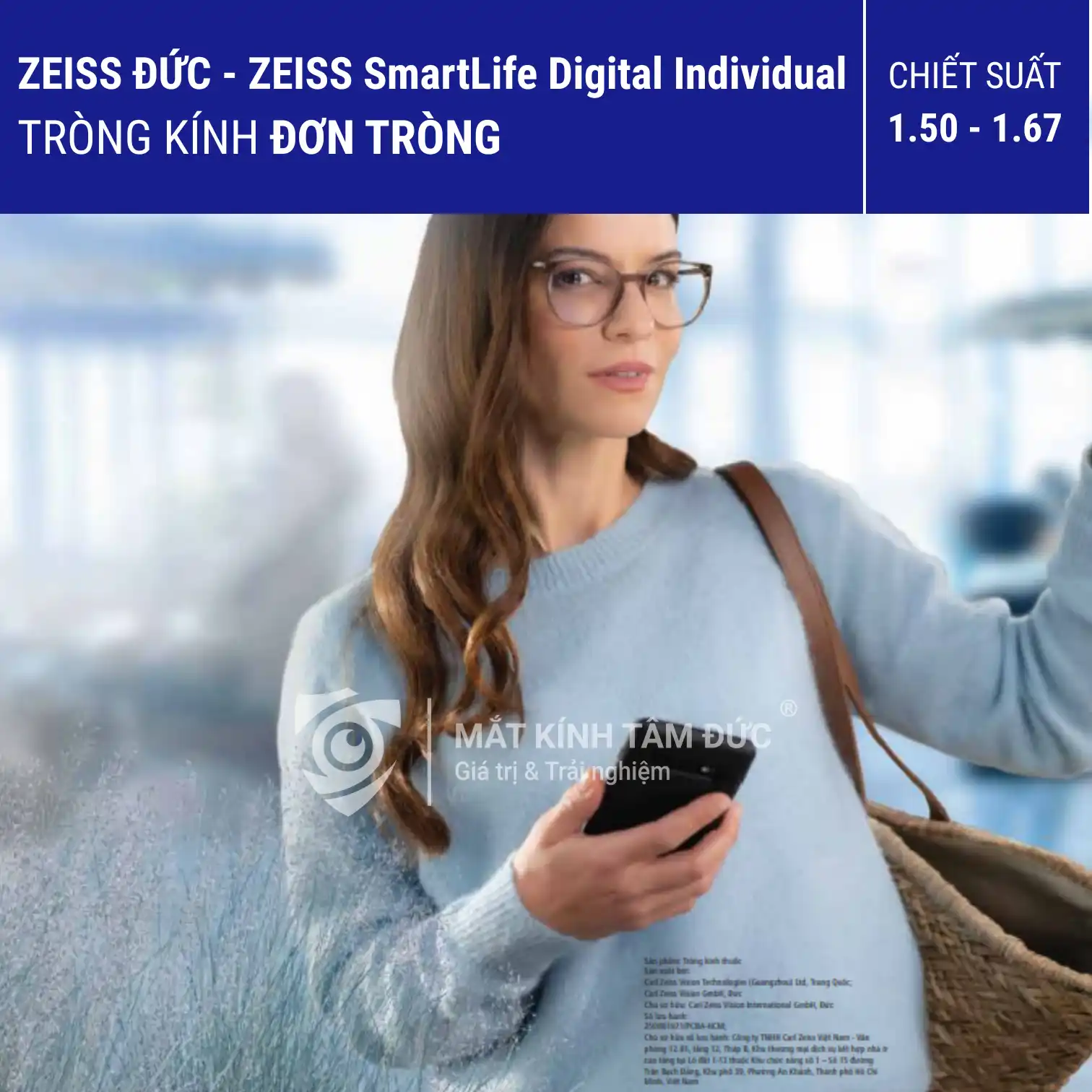 Đơn tròng ZEISS SmartLife Digital Individual - NM/Pol/AS/AS Pol