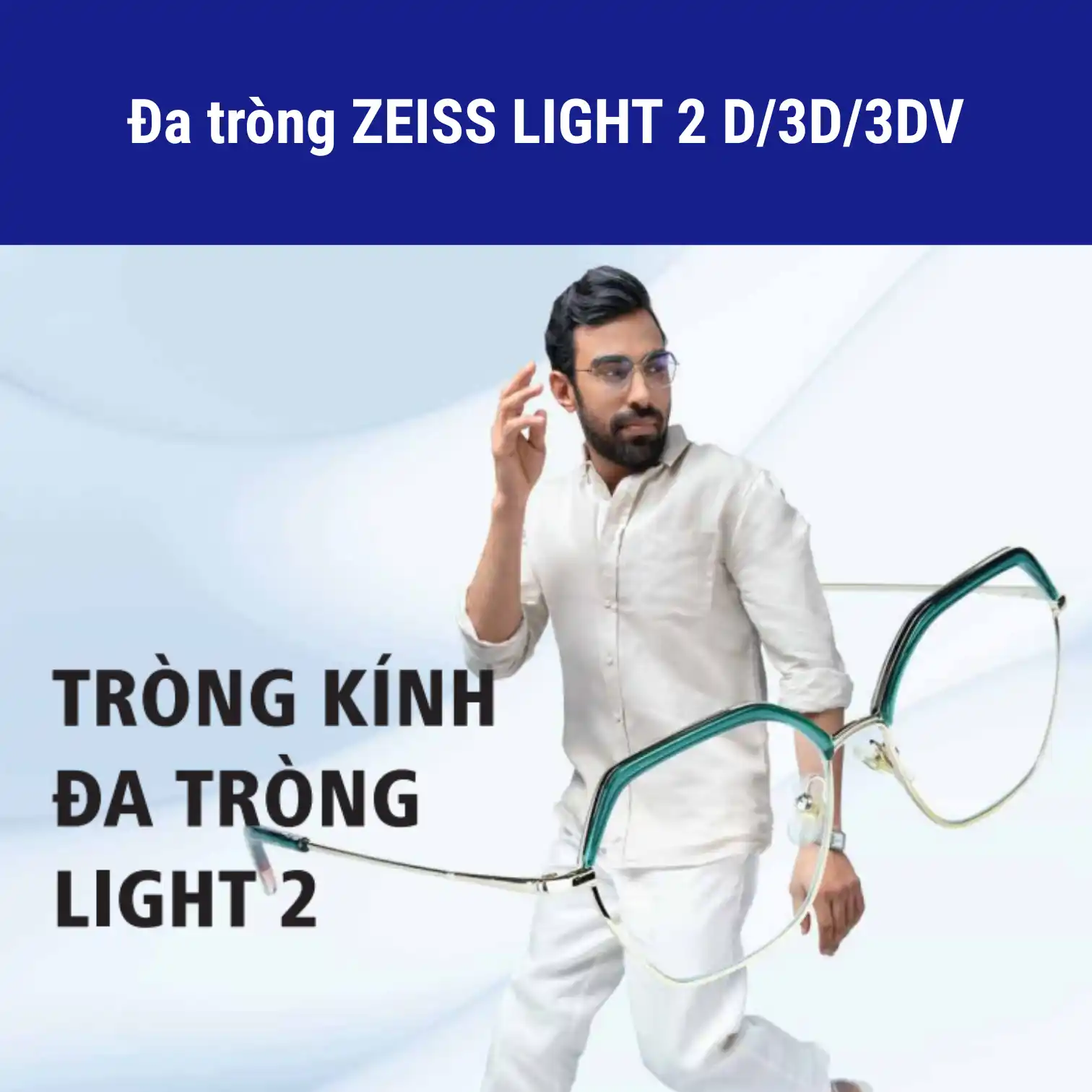 Đa tròng ZEISS LIGHT 2 D/3D/3DV - UVP/BG/PF