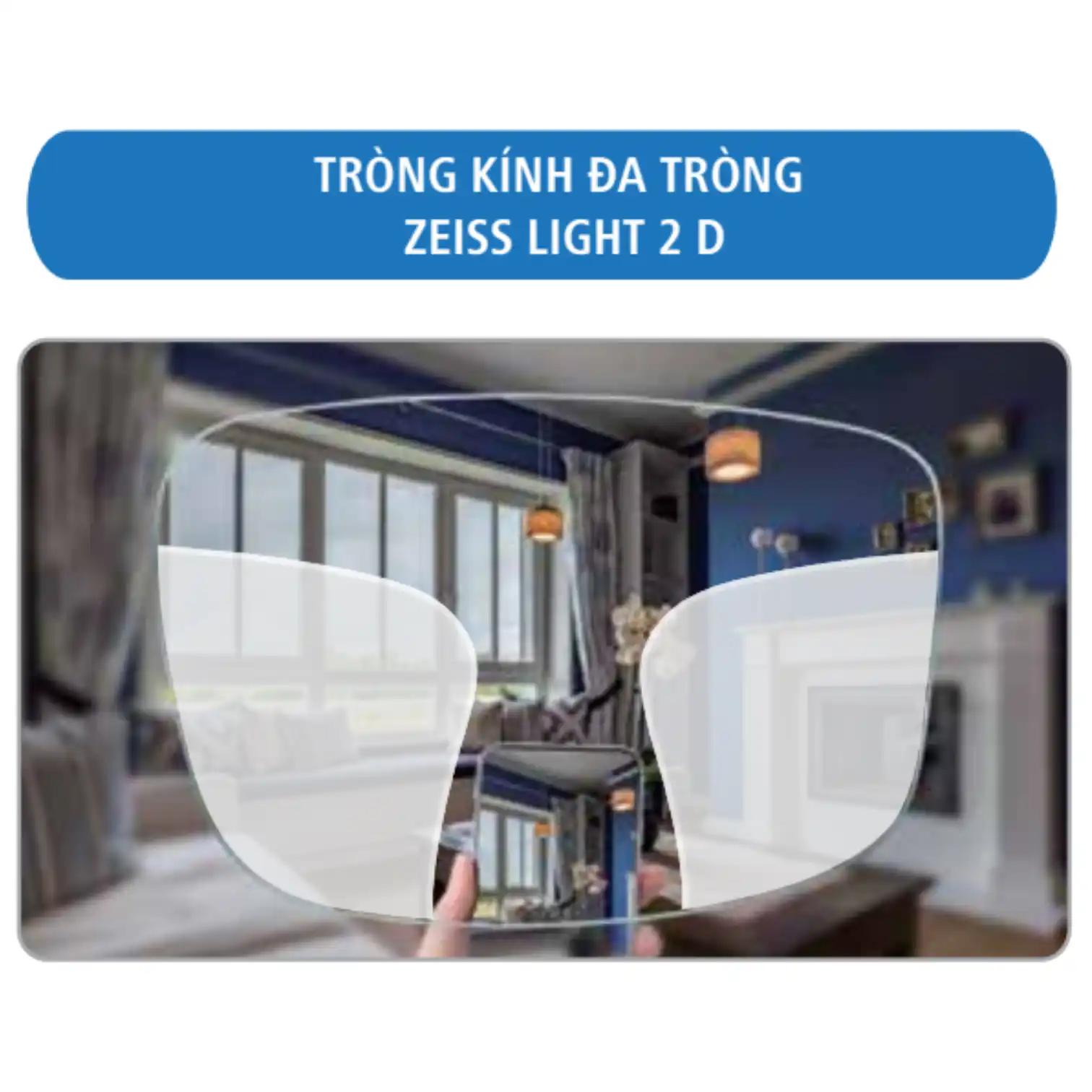 Đa tròng ZEISS LIGHT 2 D/3D/3DV - UVP/BG/PF