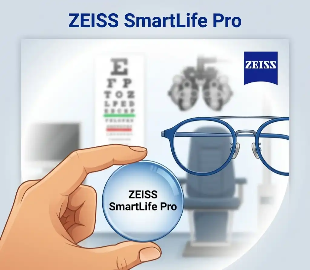 Tròng Kính Đơn Tròng ZEISS SmartLife Pro