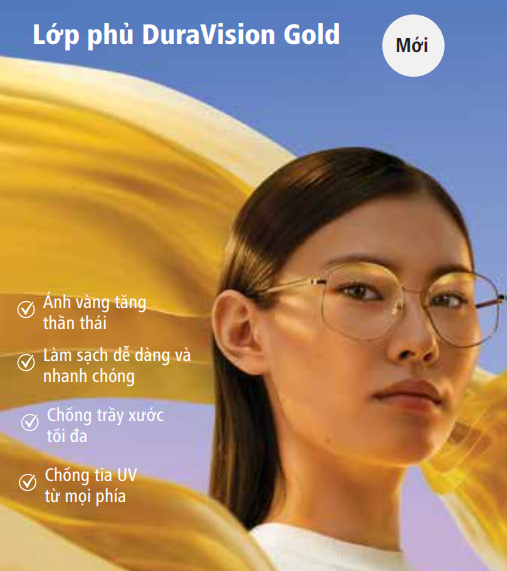 Tròng Kính Đơn Tròng ZEISS SmartLife - lớp phủ Duravison Gold