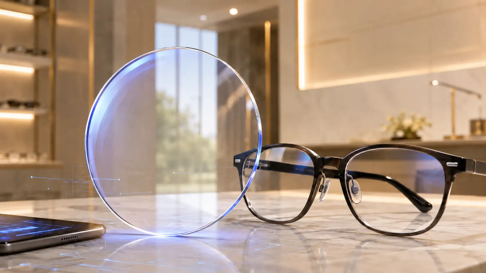 Tròng Kính Đơn Tròng ZEISS SmartLife Individual Vật Liệu BlueGuard