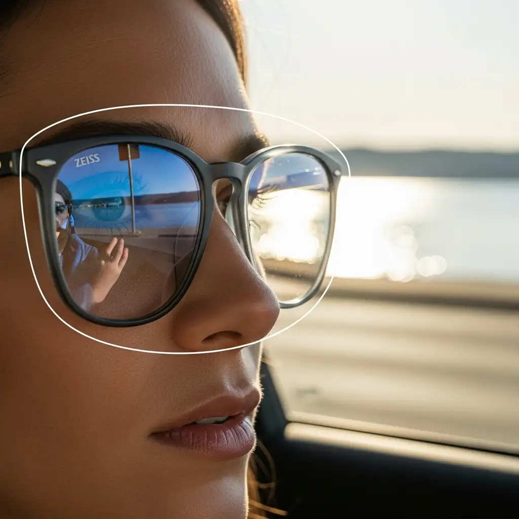 Tròng kính Đơn tròng ZEISS SmartLife AdaptiveSun Polarized