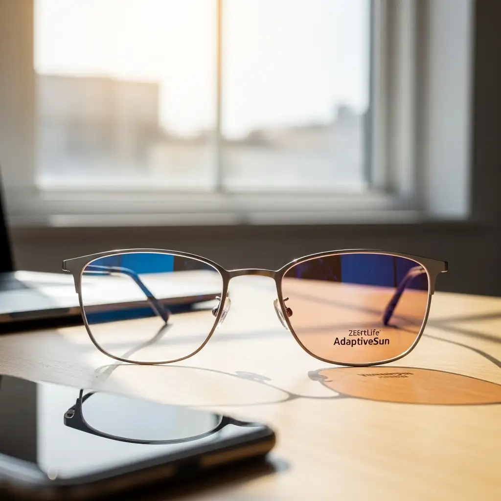 Tròng kính Đơn tròng ZEISS SmartLife - Đổi màu AdaptiveSun