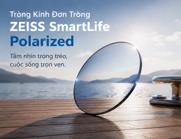 Tròng kính Đơn tròng ZEISS SmartLife Polarized